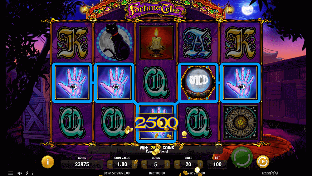 Выигрыш в Fortune Teller